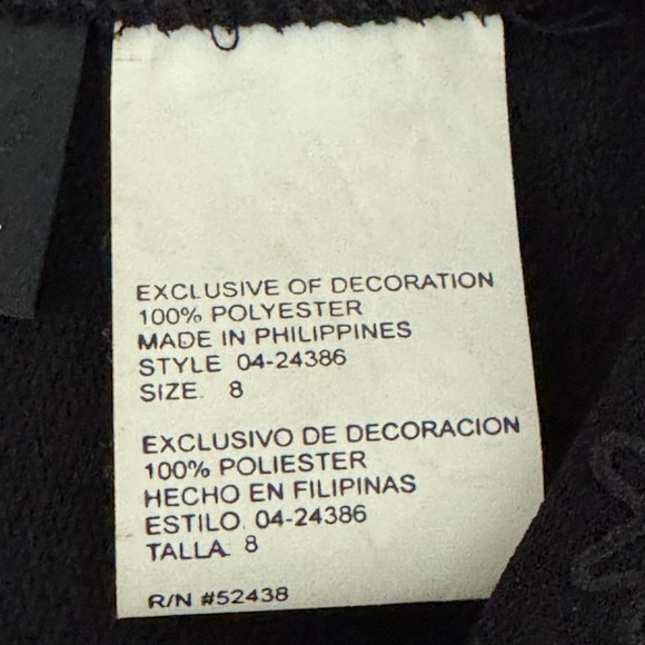 C-91 MHM Melissa Harper Black Embroidered Short Sleeve Suit Jacket Size 8‎ - Picture 14 of 16